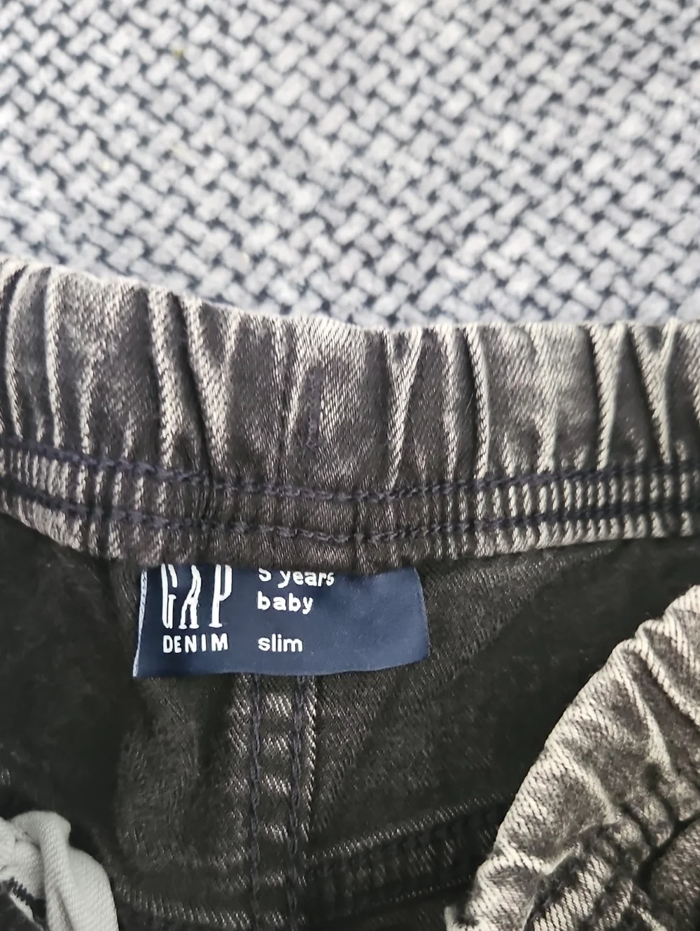 New No Tag GAP Kids Slim Washed Black-Gray Jeans